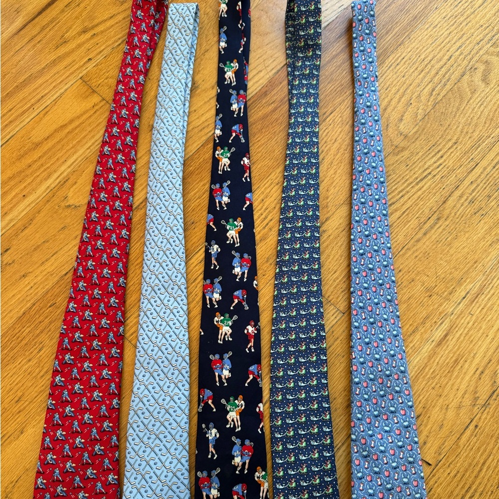 Boys ties - all vineyard vines except for blue lacrosse- selling individually